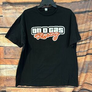 COTTON HERITAGE T-Shirt Men’s Black XL 100% Cotton Racing Graphic Tee